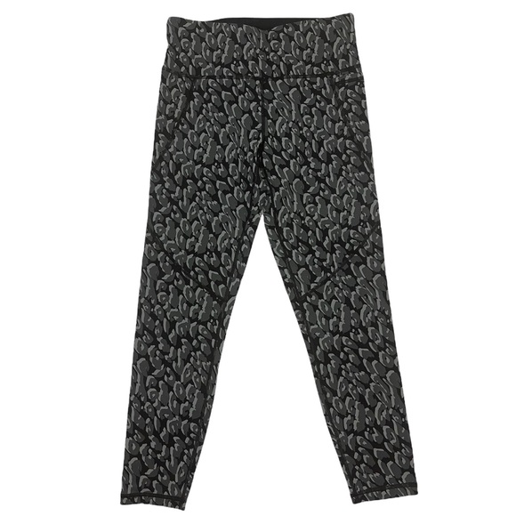 NEW Sweaty Betty Leggings Pants 7/8 Length Workout Gray Black Animal Print Small - Picture 2 of 15
